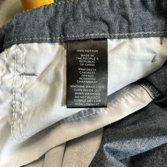 Joe's The Socialite wide leg chambray lightweight pants look like linen size 29 - Picture 6 of 6